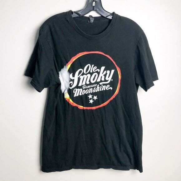 Ole Smoky Solar Eclipse Moonshine Tennessee T Shirt M - Picture 1 of 6
